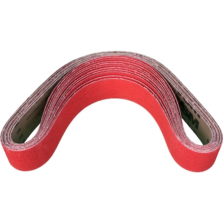 Pferd Coated Belt, Co-Cool, 2"x48", 60 Grit, 2" W, 48" L, Coated, Ceramic Oxide, 60 Grit 49590